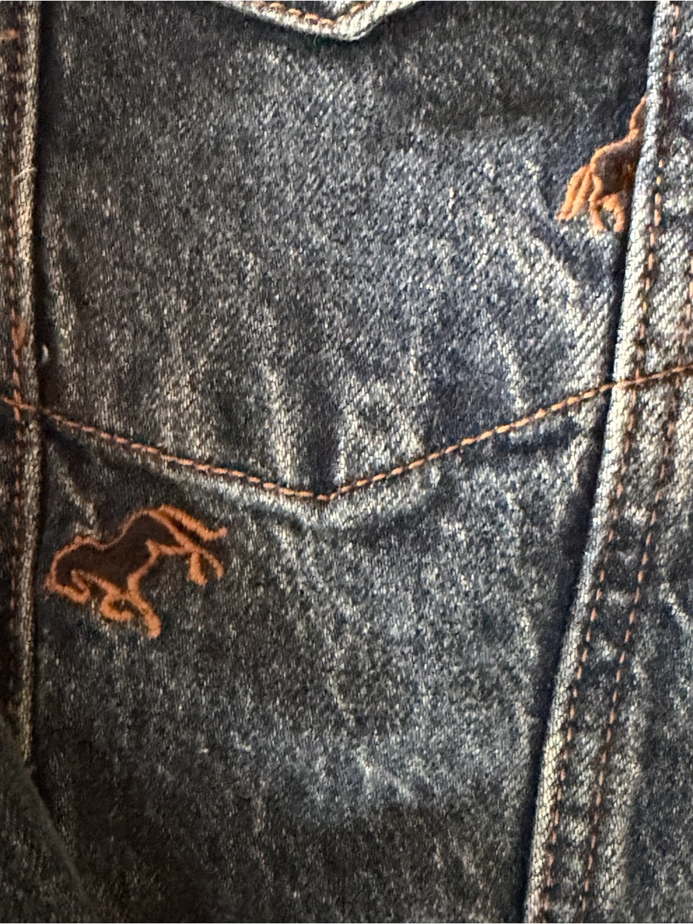 Avec Les Filles Prancing Ponies Trucker Jacket - Picture 5 of 9